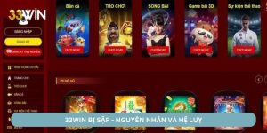 33win-bi-sap-nguyen-nhan-va-he-luy